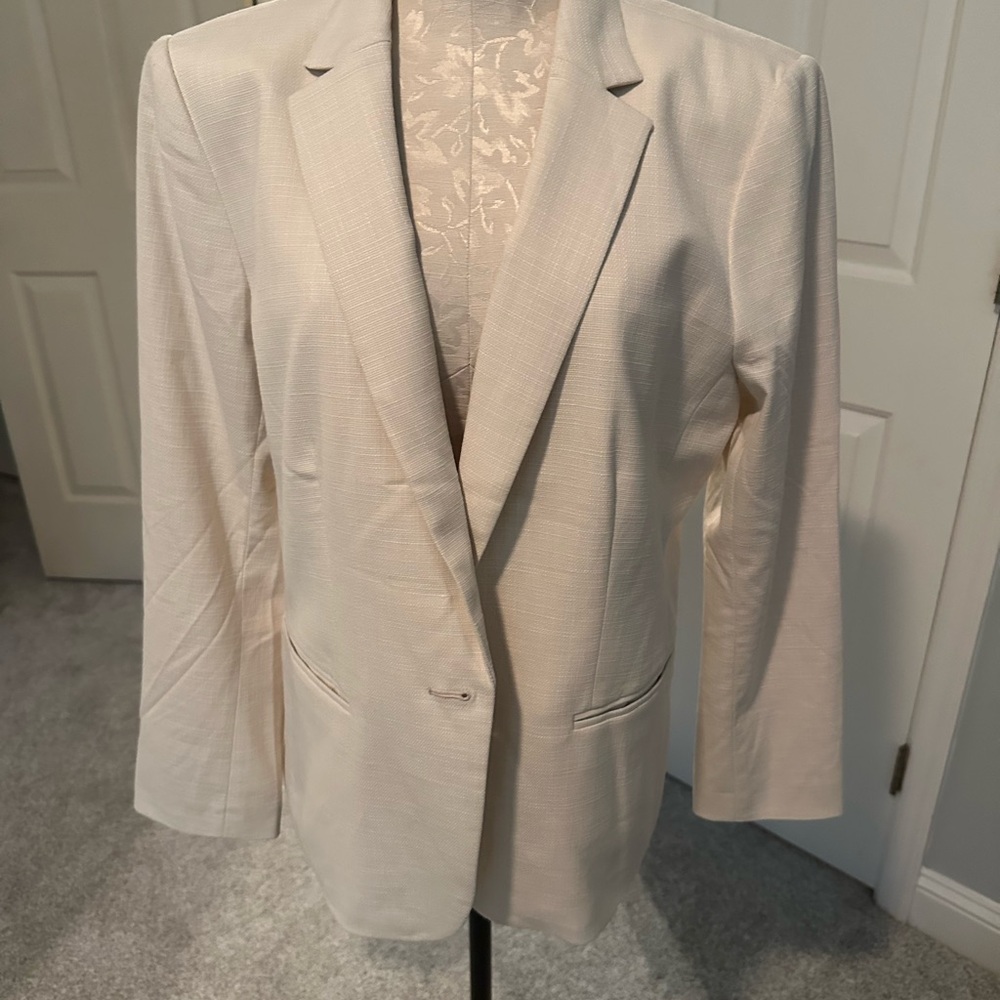 Ann Taylor Cream Blazer